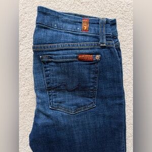 7 for all mankind kimmie crop jeans.